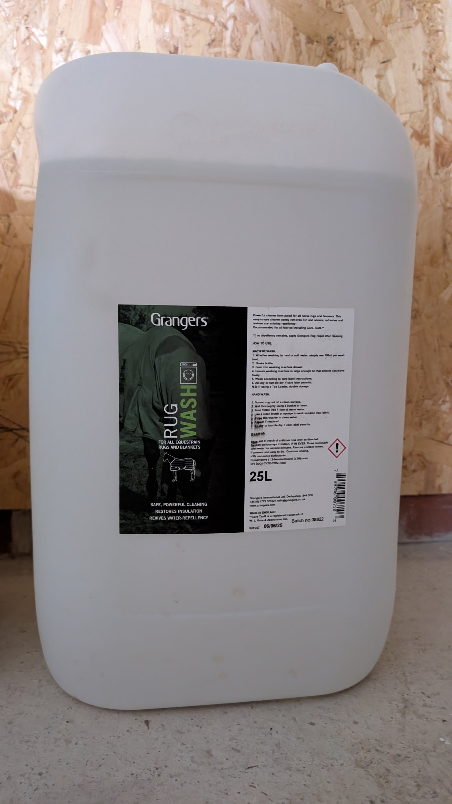 Horsewear Washing (Without Reproof)